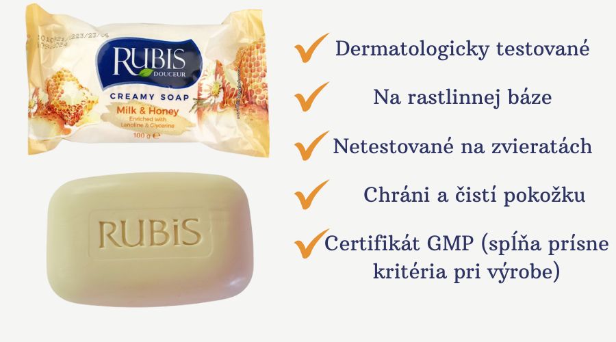 Mydlo-rubis-milk-honey-100g